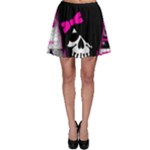 Scene Kid Girl Skull Skater Skirt