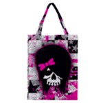 Scene Kid Girl Skull Classic Tote Bag