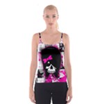 Scene Kid Girl Skull Spaghetti Strap Top