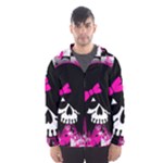 Scene Kid Girl Skull Men s Hooded Windbreaker