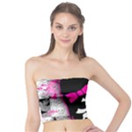 Scene Kid Girl Skull Tube Top