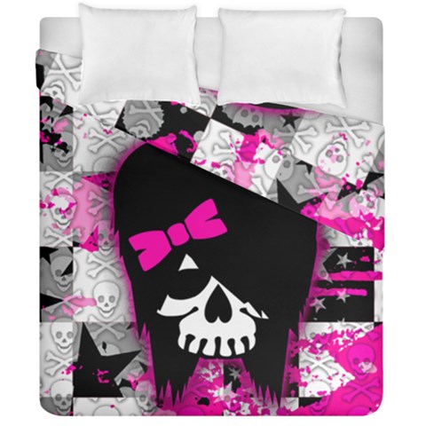 Scene Kid Girl Skull Duvet Cover Double Side (California King Size) from ArtsNow.com