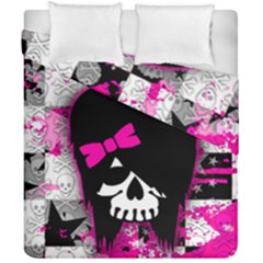 Scene Kid Girl Skull Duvet Cover Double Side (California King Size) from ArtsNow.com