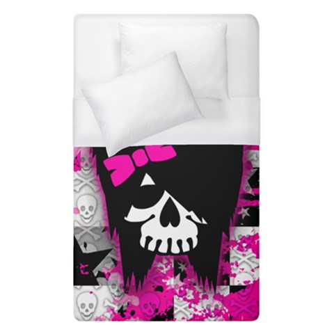 Scene Kid Girl Skull Duvet Cover (Single Size) from ArtsNow.com
