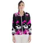 Scene Kid Girl Skull Women s Windbreaker