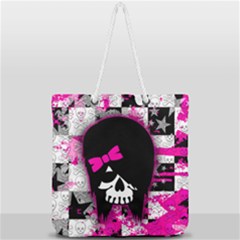 Full Print Rope Handle Tote (Large) 