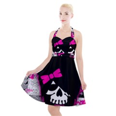 Halter Party Swing Dress  