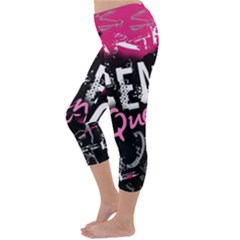 Capri Winter Leggings Back Capri Winter Leggings Back
