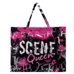 Scene Queen Zipper Large Tote Bag