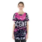 Scene Queen Skirt Hem Sports Top