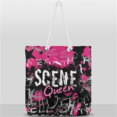 Full Print Rope Handle Tote (Large) 