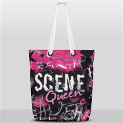 Full Print Rope Handle Tote (Small) 