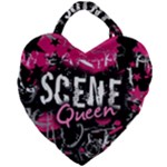 Scene Queen Giant Heart Shaped Tote