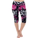 Scene Queen Lightweight Velour Cropped Yoga Leggings