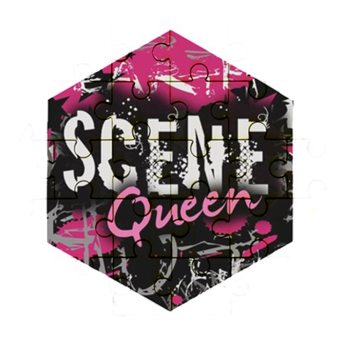 Scene Queen Wooden Puzzle Hexagon from ArtsNow.com