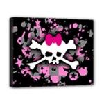 Scene Skull Splatter Canvas 10  x 8  (Stretched)