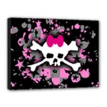 Scene Skull Splatter Canvas 16  x 12  (Stretched)