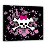 Scene Skull Splatter Canvas 24  x 20  (Stretched)