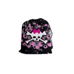 Scene Skull Splatter Drawstring Pouch (Small)