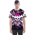 Scene Skull Splatter Men s Sports Mesh Tee