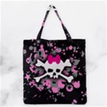 Scene Skull Splatter Grocery Tote Bag