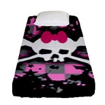 Scene Skull Splatter Fitted Sheet (Single Size)