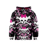 Scene Skull Splatter Kids  Pullover Hoodie