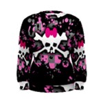 Scene Skull Splatter Women s Sweatshirt