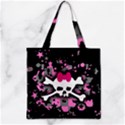 Zipper Grocery Tote Bag 