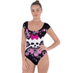 Scene Skull Splatter Short Sleeve Leotard 