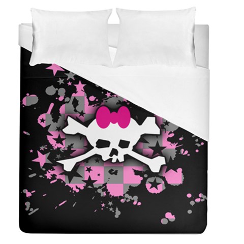 Scene Skull Splatter Duvet Cover (Queen Size) from ArtsNow.com