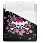 Scene Skull Splatter Duvet Cover (Queen Size)