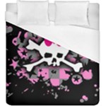 Scene Skull Splatter Duvet Cover (King Size)