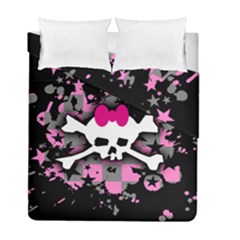 Scene Skull Splatter Duvet Cover Double Side (Full/ Double Size) from ArtsNow.com