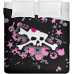 Scene Skull Splatter Duvet Cover Double Side (King Size)