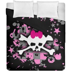 Scene Skull Splatter Duvet Cover Double Side (California King Size) from ArtsNow.com