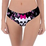 Scene Skull Splatter Reversible Classic Bikini Bottoms