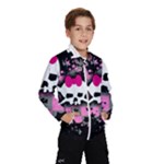 Scene Skull Splatter Kids  Windbreaker