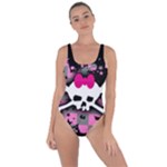 Scene Skull Splatter Bring Sexy Back Swimsuit