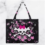 Scene Skull Splatter Medium Tote Bag