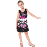 Scene Skull Splatter Kids  Sleeveless Dress