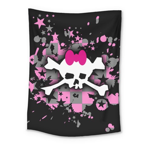 Scene Skull Splatter Medium Tapestry from ArtsNow.com