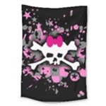 Scene Skull Splatter Large Tapestry