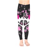 Scene Skull Splatter Kids  Legging