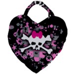 Scene Skull Splatter Giant Heart Shaped Tote