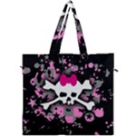 Scene Skull Splatter Canvas Travel Bag