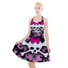 Halter Party Swing Dress  