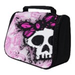 Sketched Skull Princess Full Print Travel Pouch (Small)