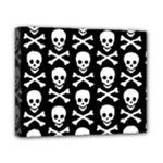 Skull and Crossbones Canvas 10  x 8  (Stretched)