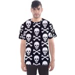 Skull and Crossbones Men s Sports Mesh Tee